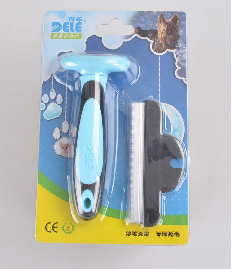 Pet Hair Removal Comb – Effective Dog & Cat Fur Cleaner