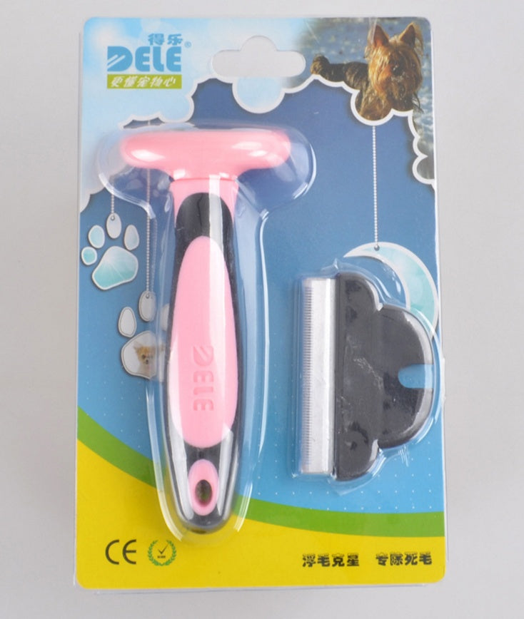 Pet Hair Removal Comb – Effective Dog & Cat Fur Cleaner