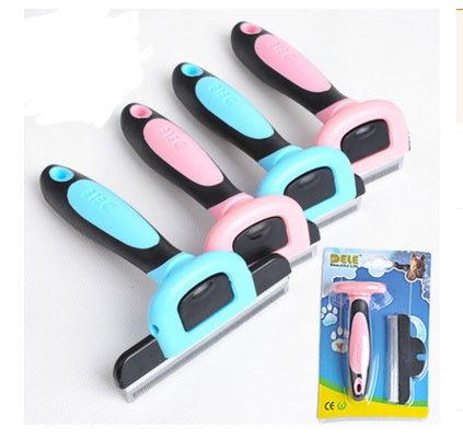 Pet Hair Removal Comb – Effective Dog & Cat Fur Cleaner