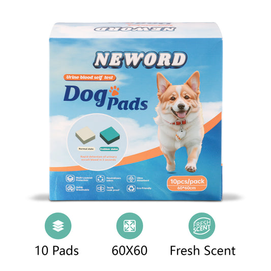 Dog Health Monitoring Pee Pads – Color-Changing Urine Detection Training Pads